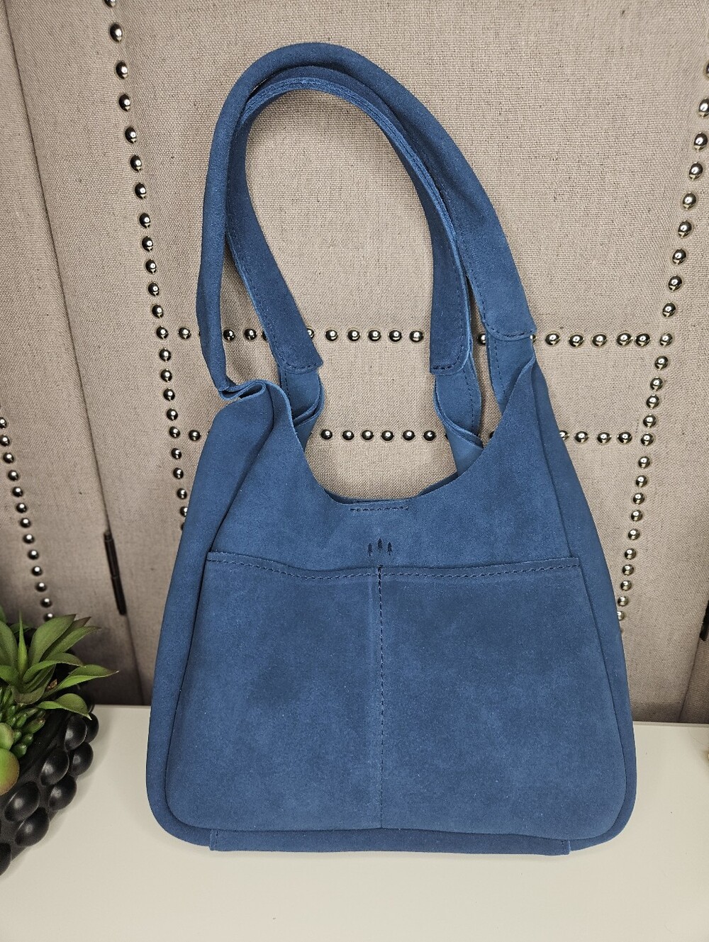 Portland Leather Goods Large Madison Mariner Blue
